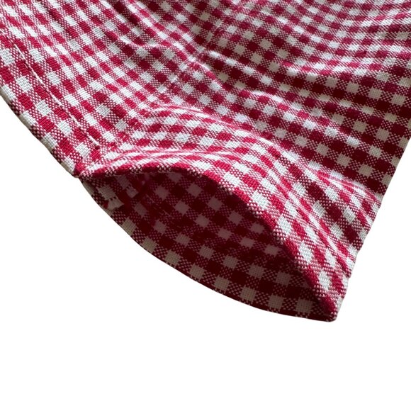 Pottery Barn Kids Gingham Panels 2 Checked Valances/Cafe Curtains Cotton Classic - Picture 16 of 16
